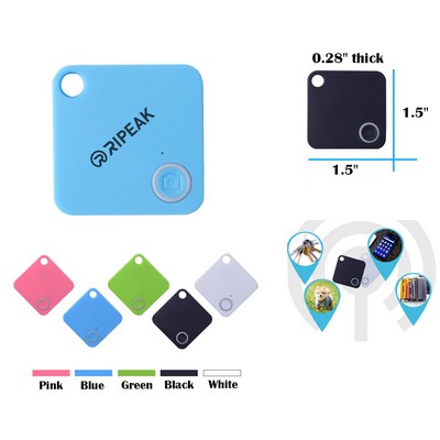 Square-Shaped Wireless Smart Wireless Tracker Anti-Lost Device Keychain Key Finder