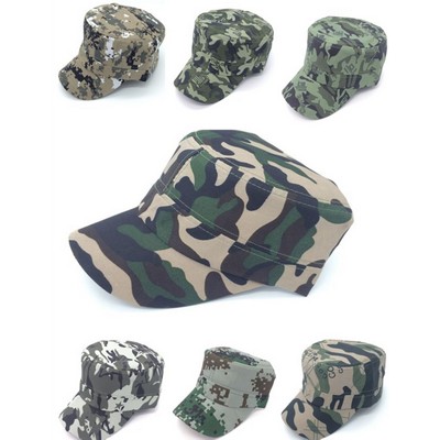 Camouflage Flat Baseball Cap