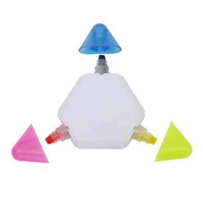 Mini Tri-light Highlighter Pen