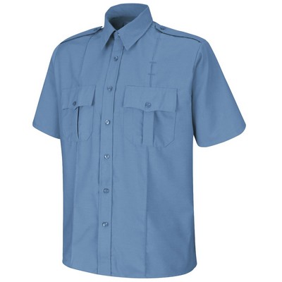 Horace Small™ Unisex Medium Blue Short Sleeve Sentinel® Upgraded Security Shirt