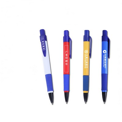 0.7 MM Advertising Retractable Ballpoint Pen Writing Custom-Made LOGO Gift Pen for Signature