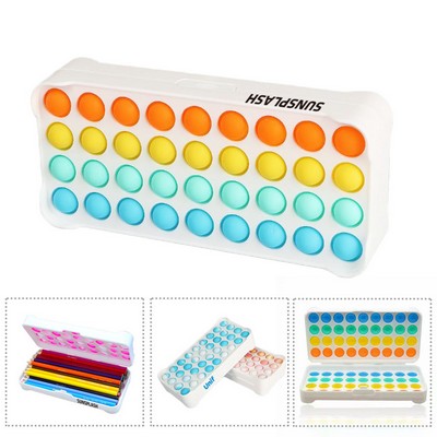 Silicone Pencil Box For Stationery Storage