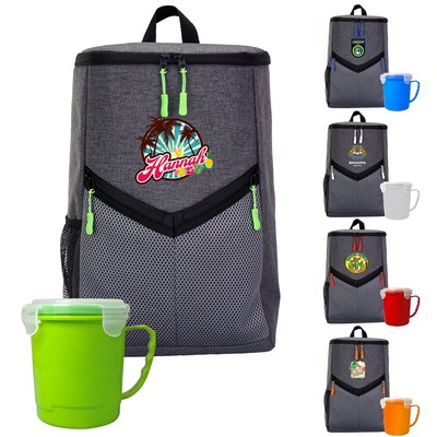 Victory Soup Backpack Cooler Set