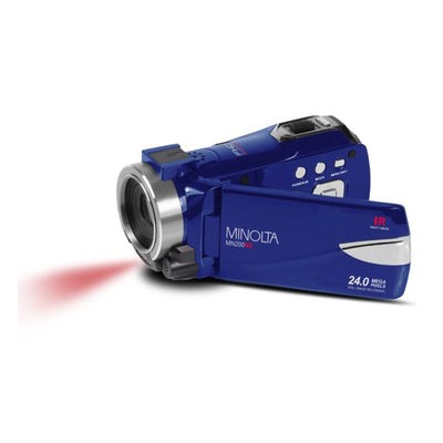 Minolta Blue 1080P Full HD Night Vision Wifi Camcorder