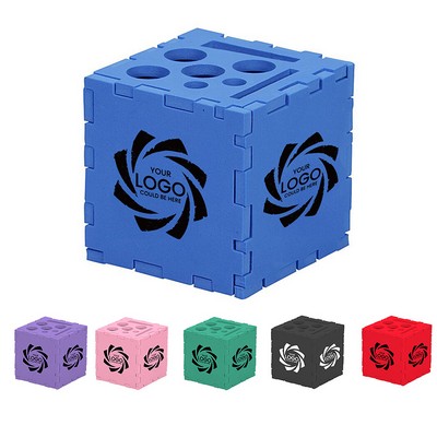 Foam Puzzle Organizer Cube 3"