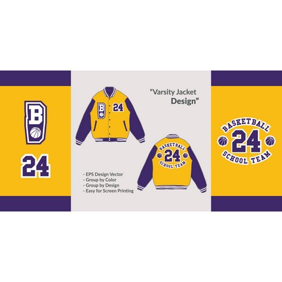 Varsity Jackets Full Customization Cotton-Poly blend, Applique, Embroidered artwork, Tackle twill