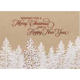 Rustic Christmas Forest Card