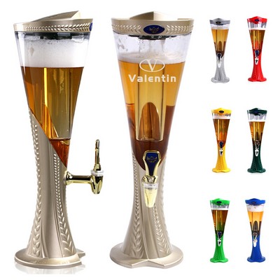 3L Beer Tower Drink Dispenser with LED Lights