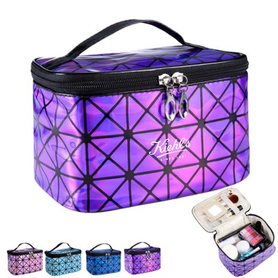 Holographic Large Capacity Toiletry Bag Cosmetic Pouch