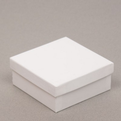 White and Kraft Jewelry Boxes #33 (3.5"x3.5"x1)