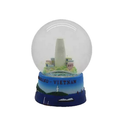 Custom Resin Building Snow Globe