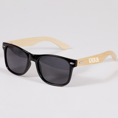 Bamboo Wood Arms Sunglasses