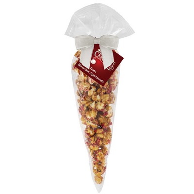 Christmas Crunch Popcorn Cone Bag (Large)