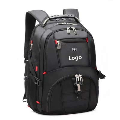 Travel Laptop Backpack With USB Charging Port Heavy Duty Computer Backpack For Men