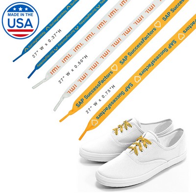 Made in the USA 27" Custom Shoelaces