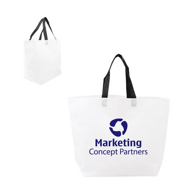 Two-Tone Heat Sealed Non-Woven Tote Bag