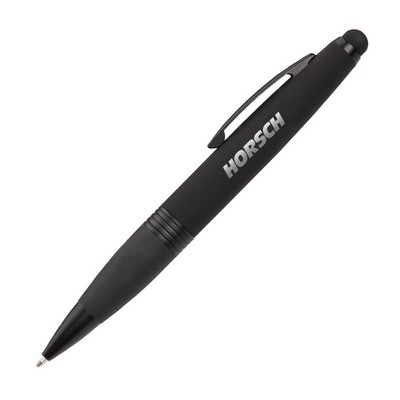 Munro Twist Aluminium Pen w/Stylus - Black