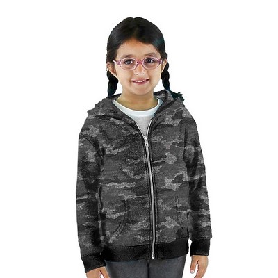 Toddler Tri FullZip Camo Hoody