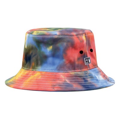 The Game Tie Dyed Bucket Hat (Embroidery)