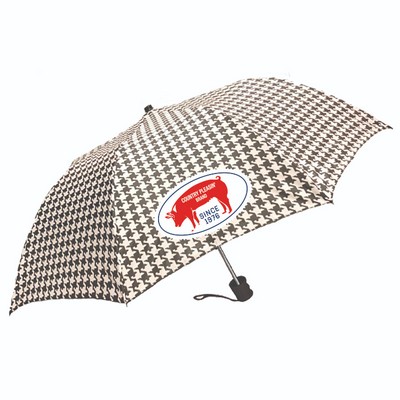 Super Pocket Mini Houndstooth Umbrella