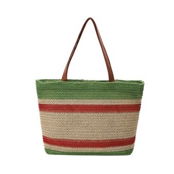 Hand Woven Natural Straw Bag