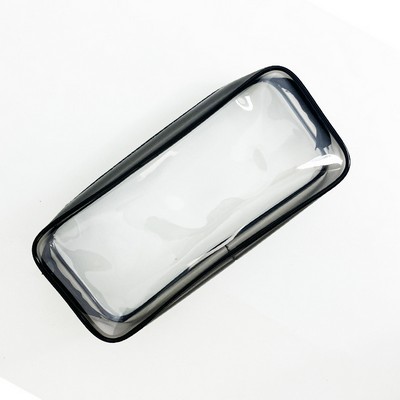 Transparent Large-capacity PVC Zipper Pen Pouch Storage Bag