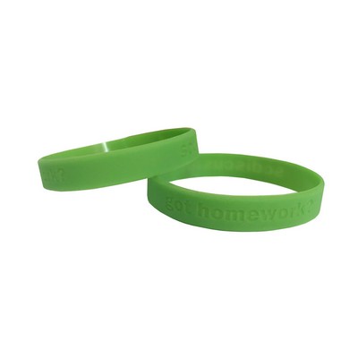 Silicone Bracelet with Debossed logo for Adult