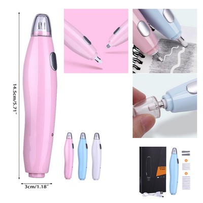 Electric Eraser Kit with 16 Eraser Refills