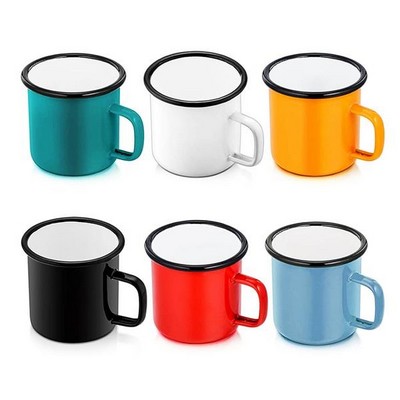 12 OZ Enamel Camping Mug