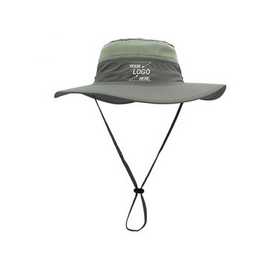 Unisex Drawstring Bucket Hat for Adults