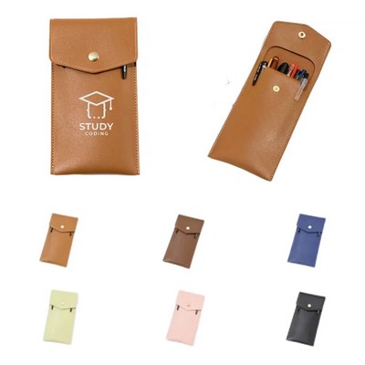 PU Leather Pen Pouch Pencil Case