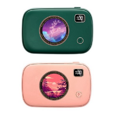 10000 mAh Camera Shape Hand Warmer Power Bank