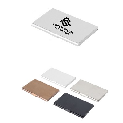 Metallic Business Card Holder