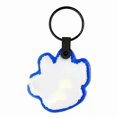 Paw Print LED Keychain Light