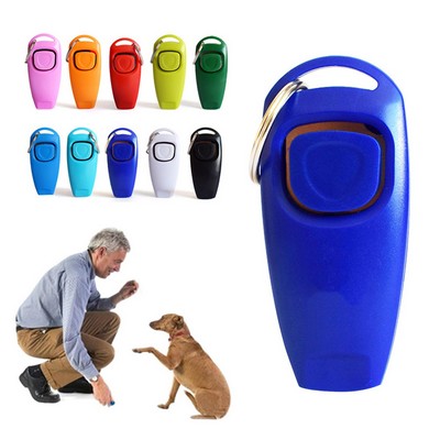 Versatile Pet Training Duo: 2-in-1 Clicker & Whistle Trainer