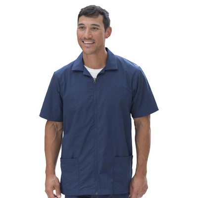 Edwards Industries Men's Zip-Front Service Shirt