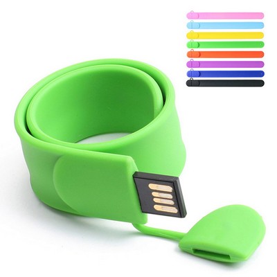 8GB Silicone Wristband USB Flash Drive - Stylish Data on the Go