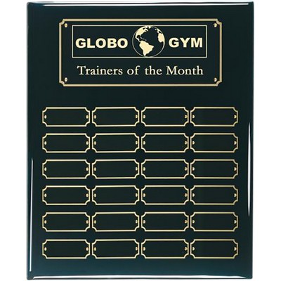 Prestige Black Perpetual Award Plaque 24 Plates