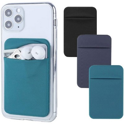 Secure Adhesive Phone Wallet: Sleek Card Holder Sleeve