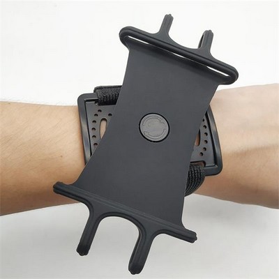 Rotatable Silicone Bike Phone Mount - Secure and Flexible Cycling Phone Holder