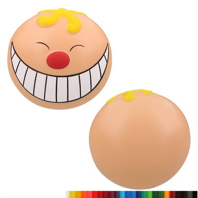 Foam Smiling Funny Face Stress Ball with Your Logo