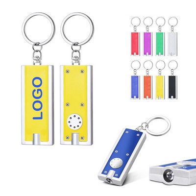 Led Flashlight With Key Chain