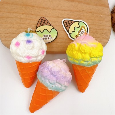 Ice Cream Stress Reliever With Hang Tag