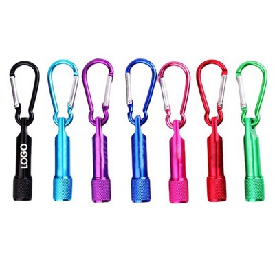 Mini Flashlight With Carabiner