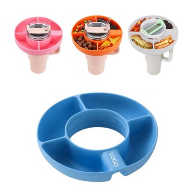 Reusable Silicone Ring Snack Tray