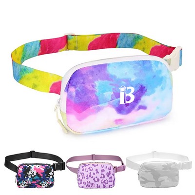 Nylon waterproof running belt waist bag