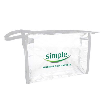 0.08 Lb. Kimberly Clear Toiletries Pouch