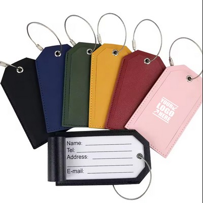 PU Leather Luggage Tag