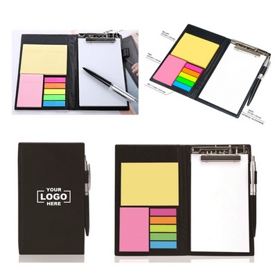 Durable Notebooks W/ Ballpoint Pen Sticky Notes