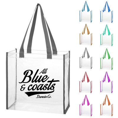 Transparent Stadium Tote Bag